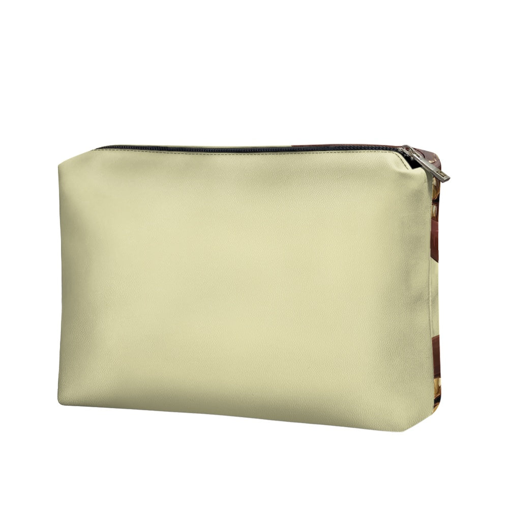 Just Landed Butter Yellow Makeup Bag