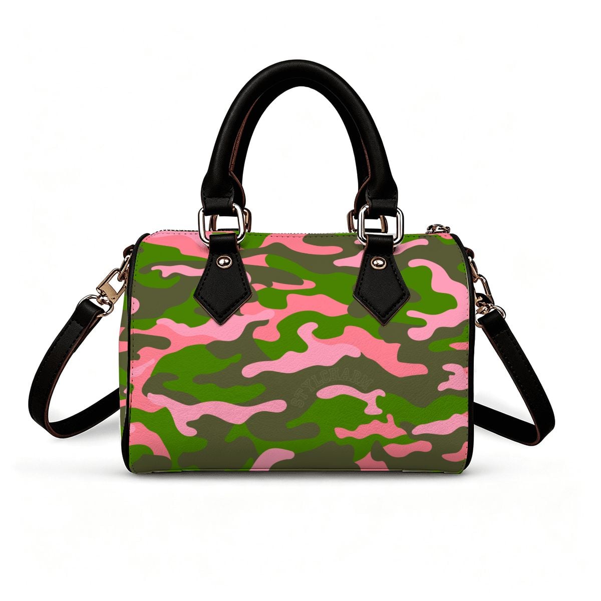 Sisterhood| Pink & Green Camo Bag
