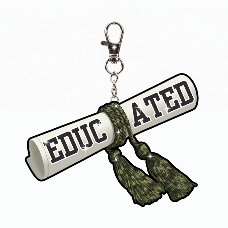 Educated Acrylic Keychain