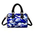 Sisterhood| Blue & White Camo Bag
