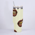 On the Go Butter Yellow Grill Bling Stainless Steel Cup