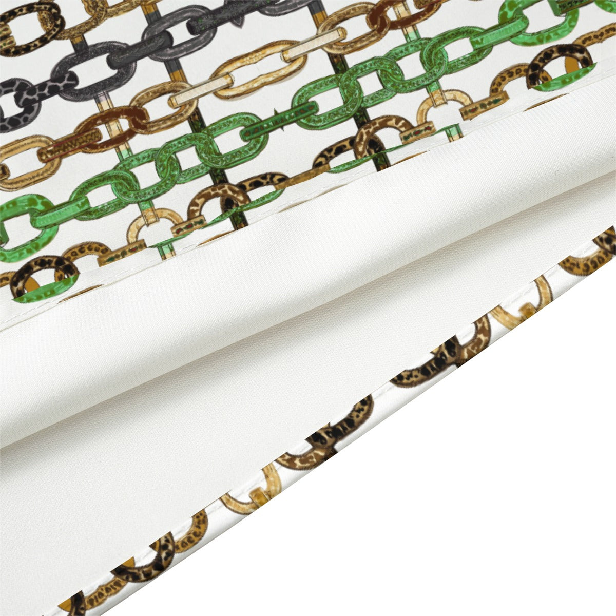 Unchained Silk Scarf| White