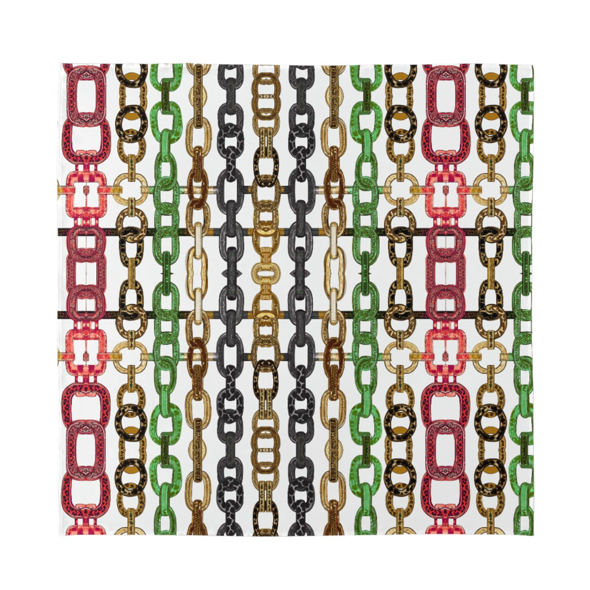 Unchained Silk Scarf| White