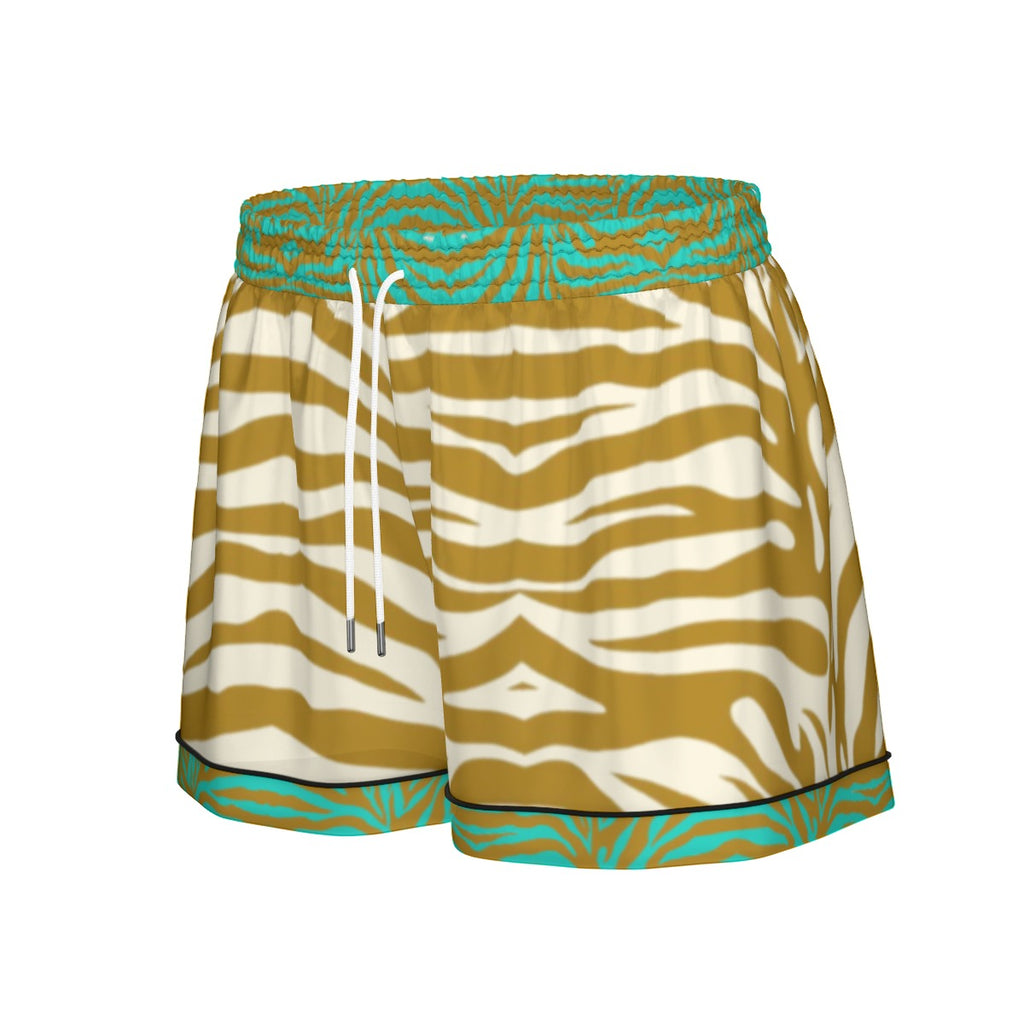 Wild Things 2 Piece Shorts Pajamas Turquoise