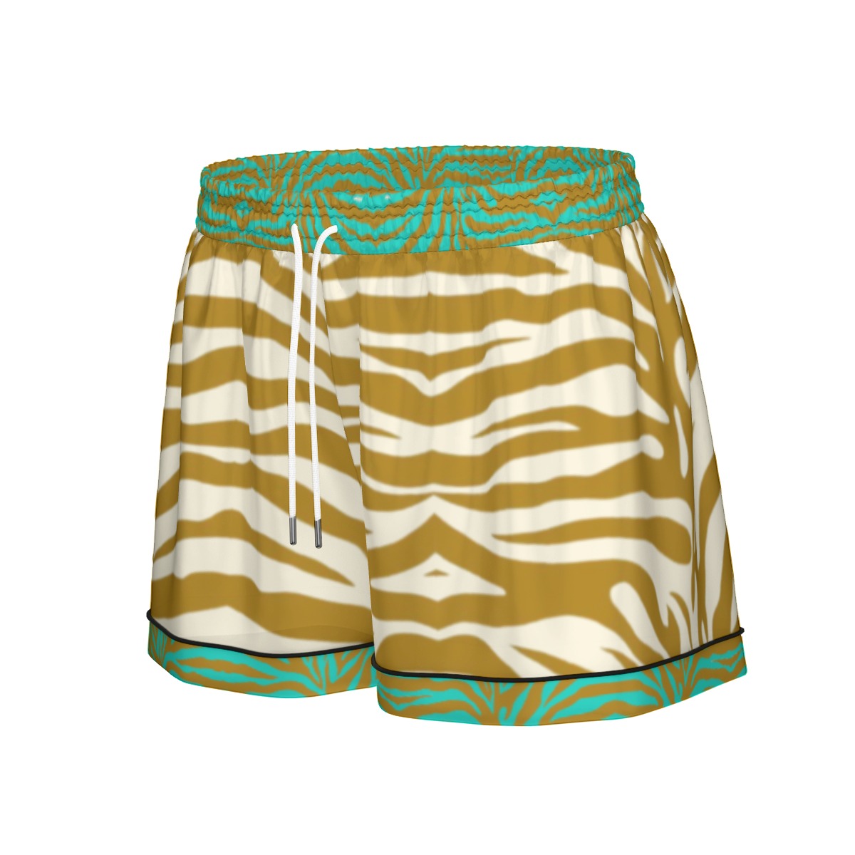 Wild Things 2 Piece Shorts Pajamas Turquoise
