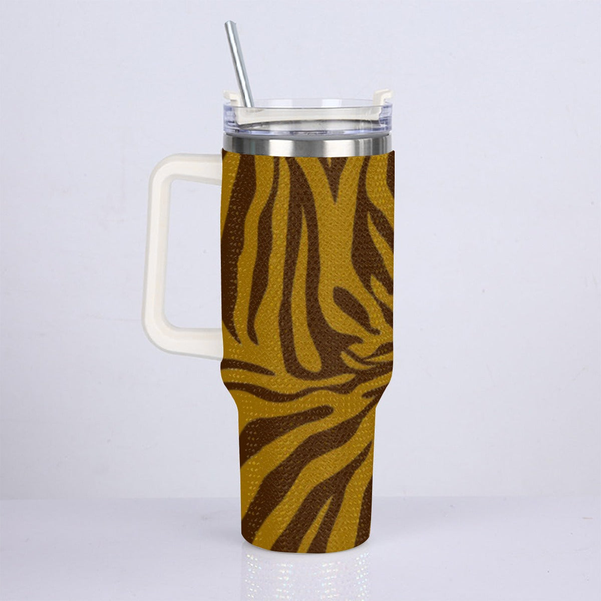 On the Go Brown Bamboo Earrings Bling Stainless Steel Cup