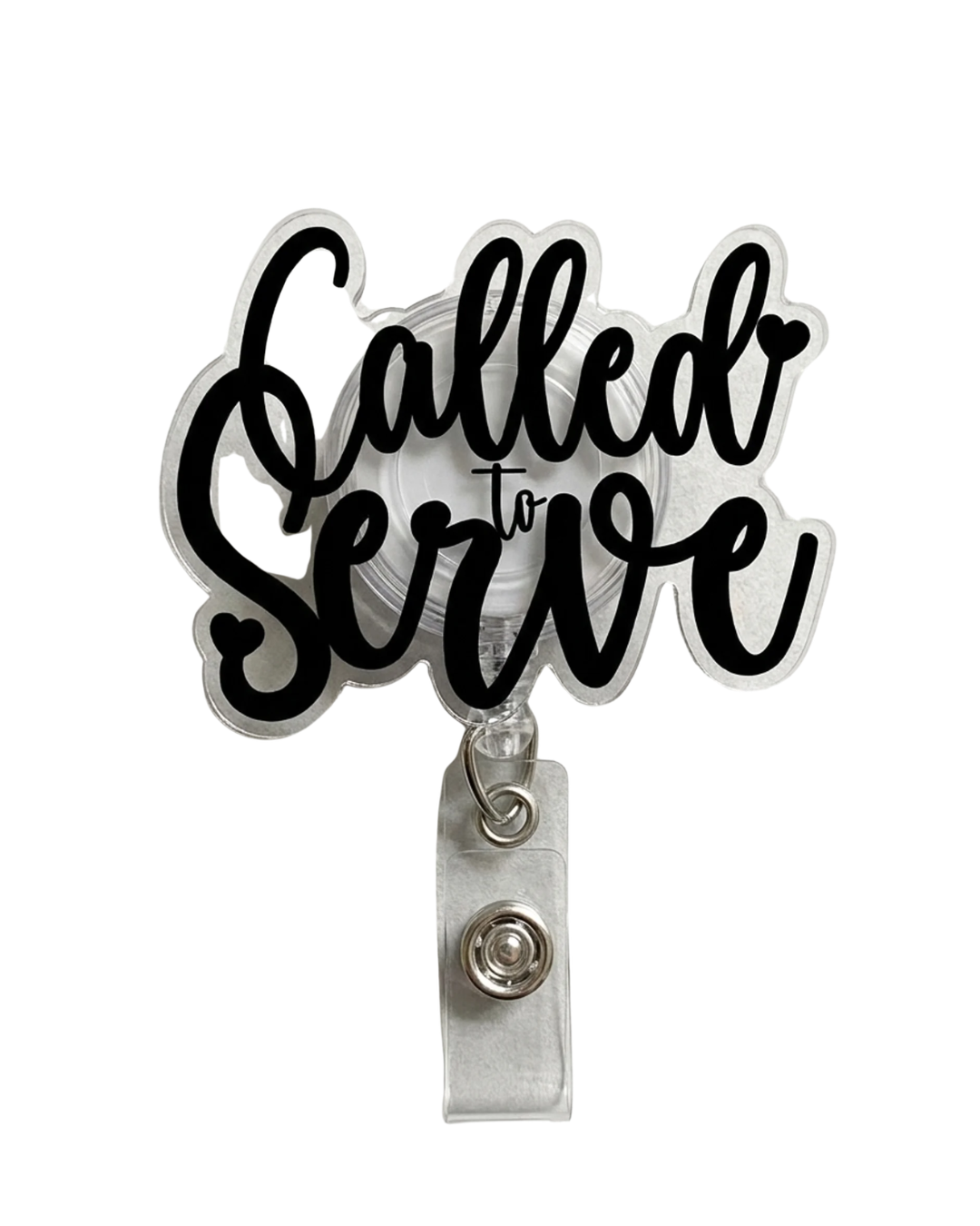 Called to Serve Acrylic Badge Reel