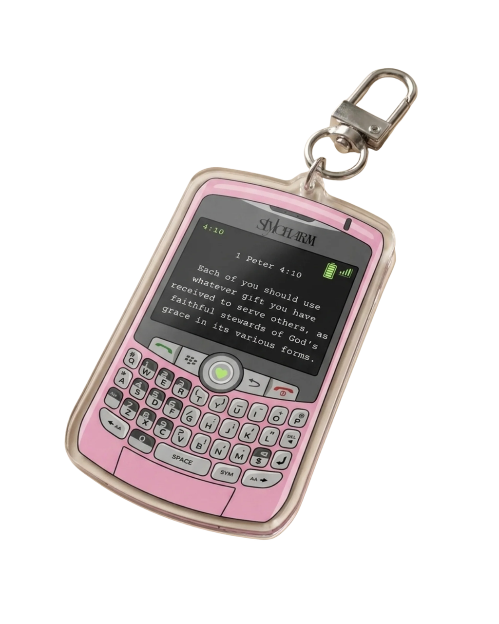 Y2K Message Acrylic Keychain