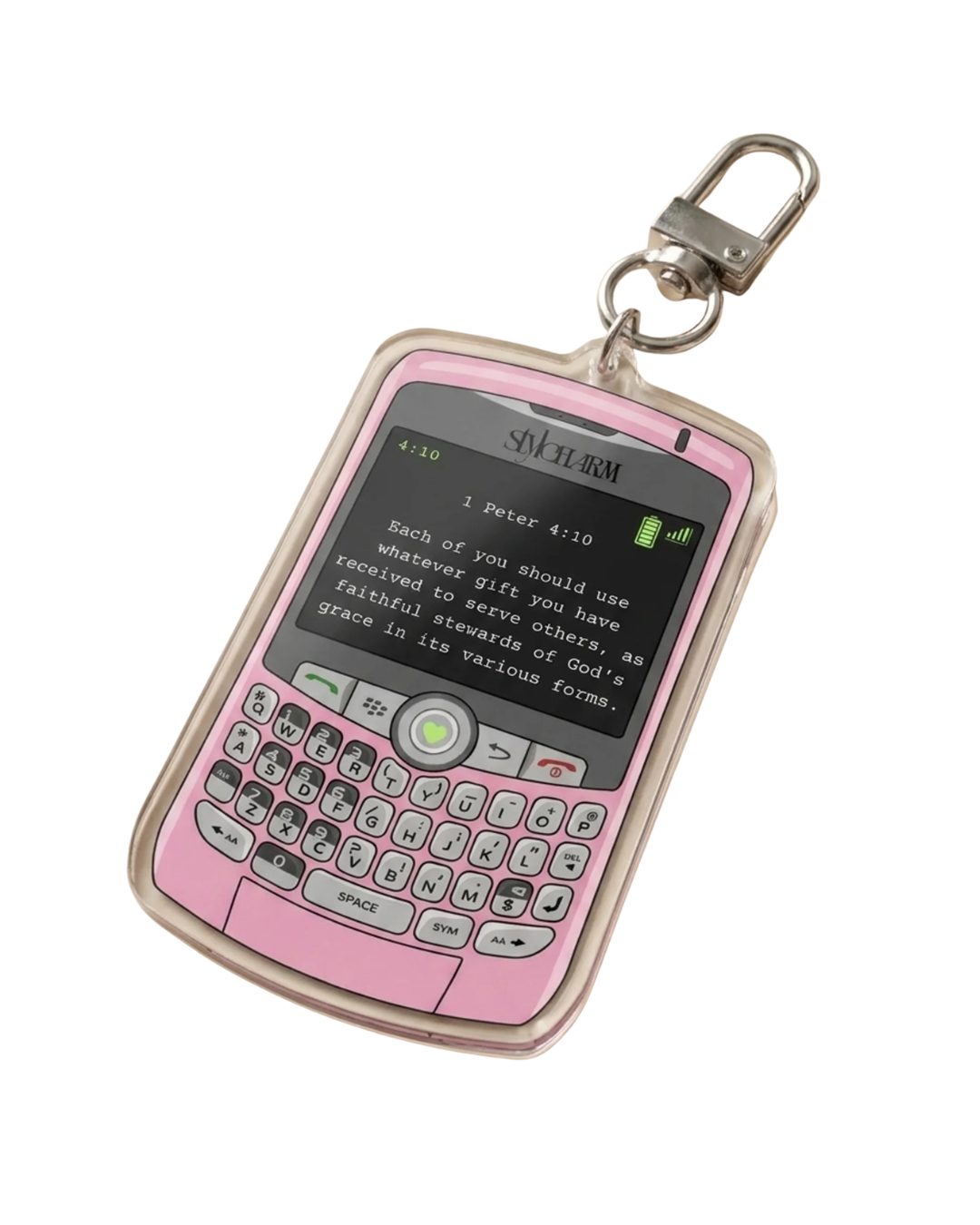 Y2K Message Acrylic Keychain