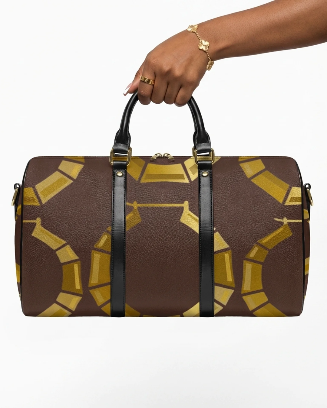 Golden Hoops Duffle Bag