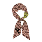 StylCharm Serve Satin Handbag Scarf | Pink & Green