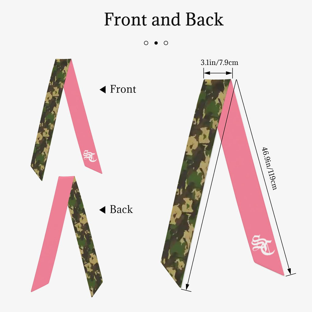 HomeTeam Camo Satin Handbag Scarf