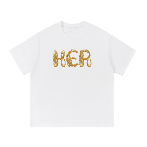 I am HER Cotton Graphic T-Shirt