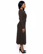 Called to Serve 2 Piece Knit Cardigan and Skirt Set