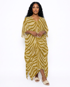 Wild Things Kaftan Swoosh Yellow
