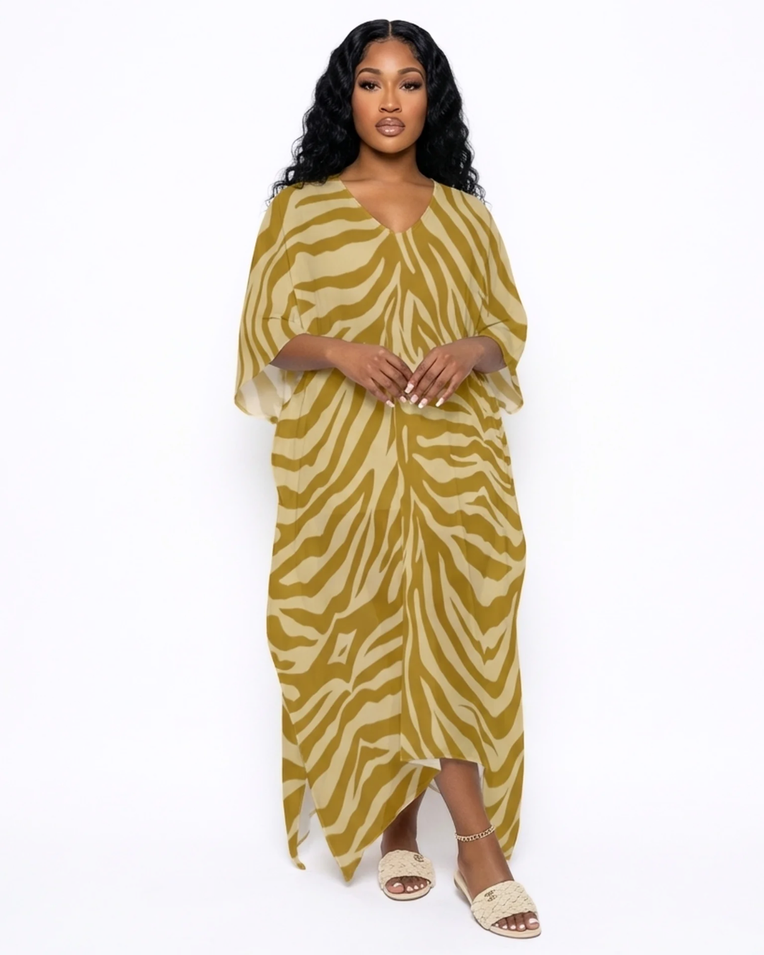 Wild Things Kaftan Swoosh Yellow