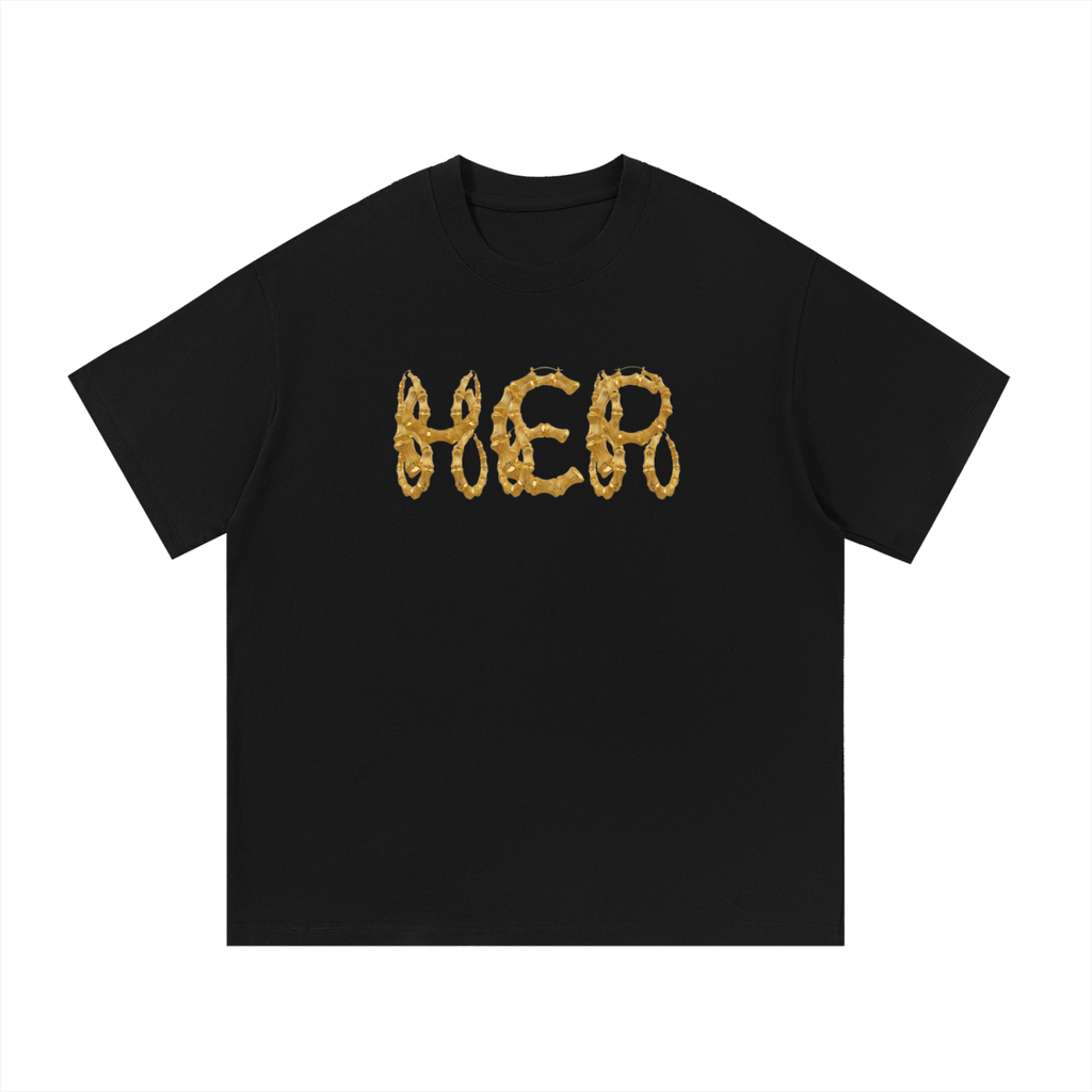 I am HER Cotton Graphic T-Shirt