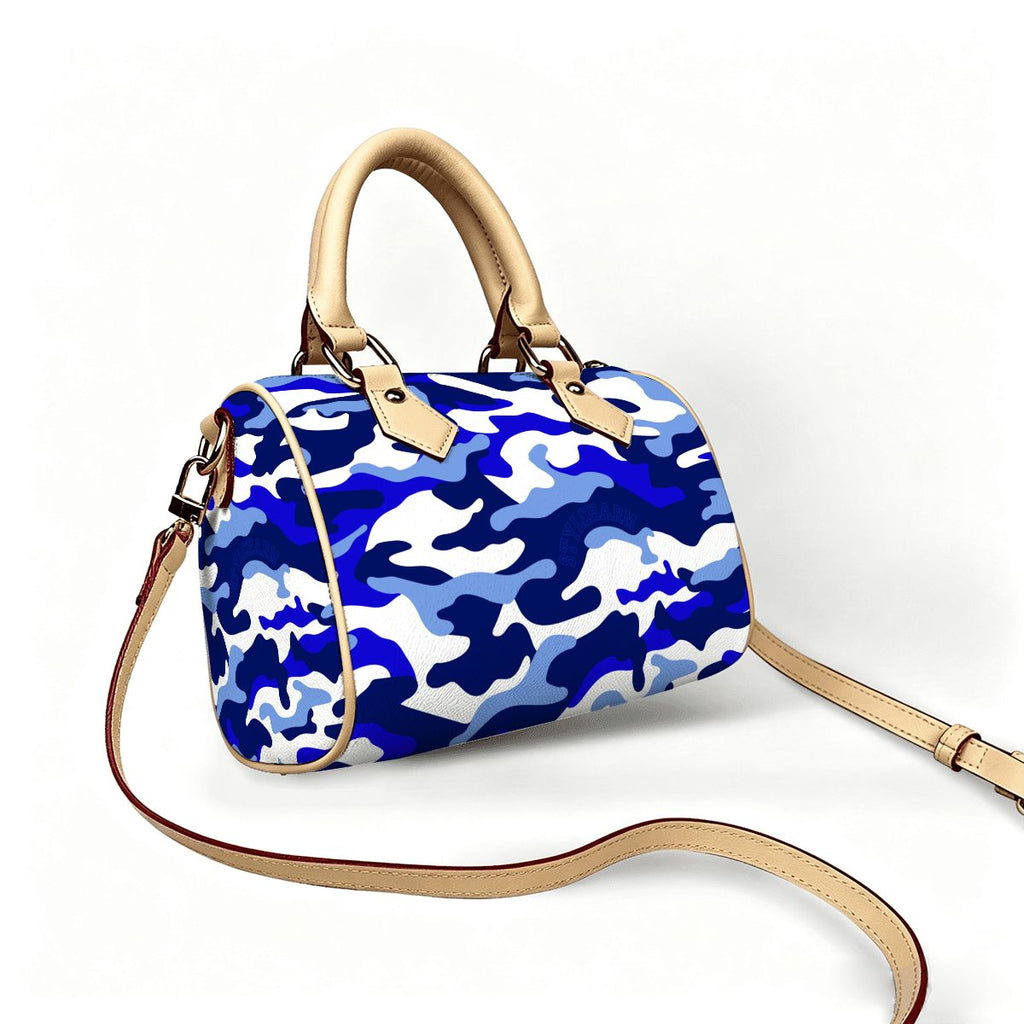 Sisterhood| Blue & White Camo Bag