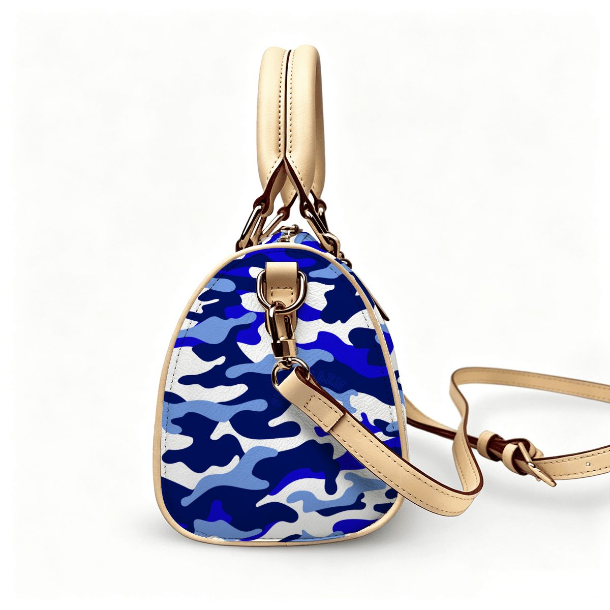 Sisterhood| Blue & White Camo Bag