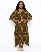 The Perfect Accessory Kaftan Swoosh Rich Brown