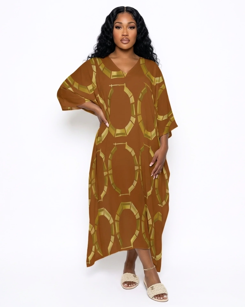 The Perfect Accessory Kaftan Swoosh Toasted Brown