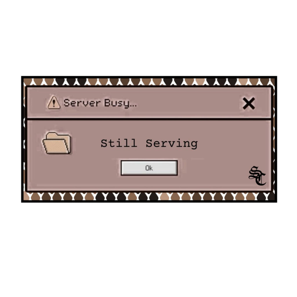 Still Serving Notification Acrylic Keychain