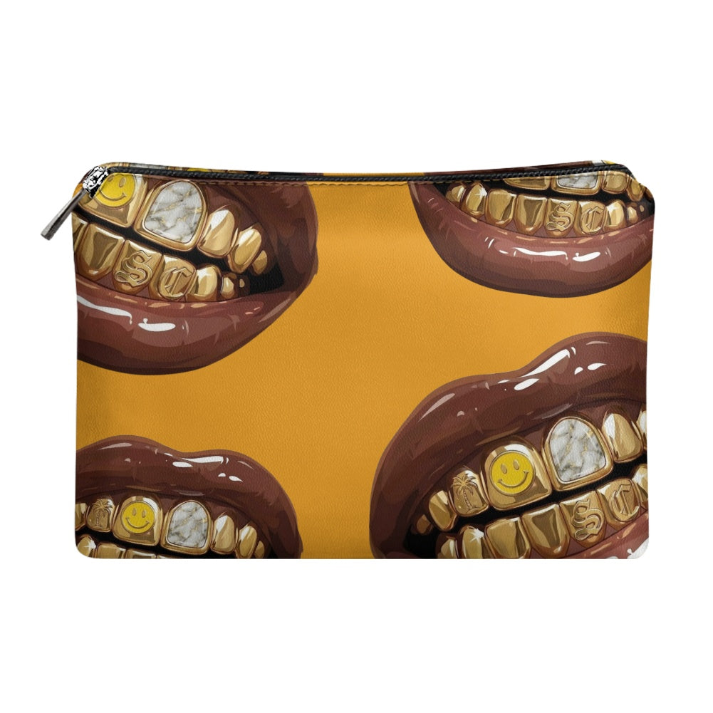 Signature StylCharm Makeup Bag Mustard