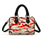 Sisterhood| Crimson & Creme Camo Bag