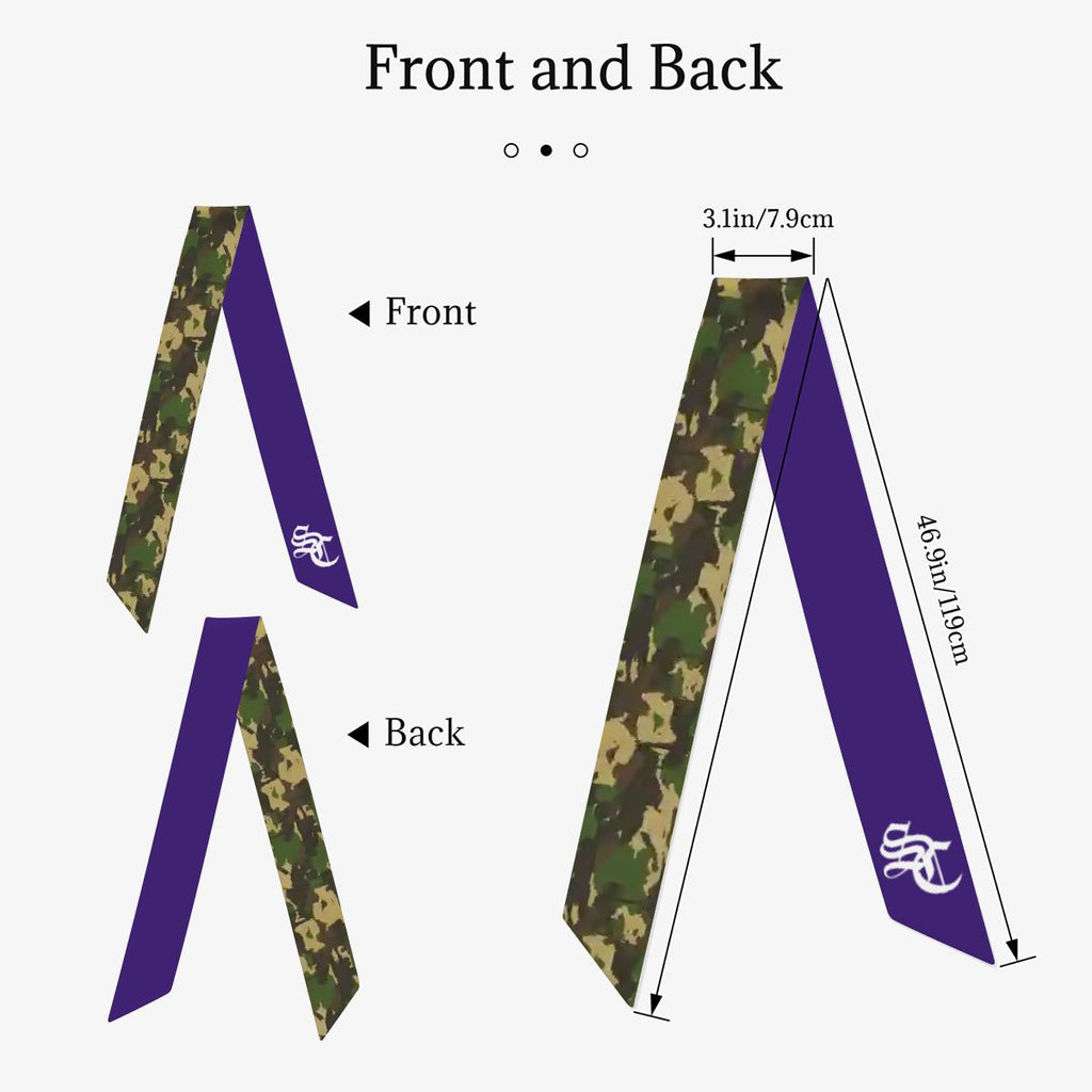 HomeTeam Camo Satin Handbag Scarf