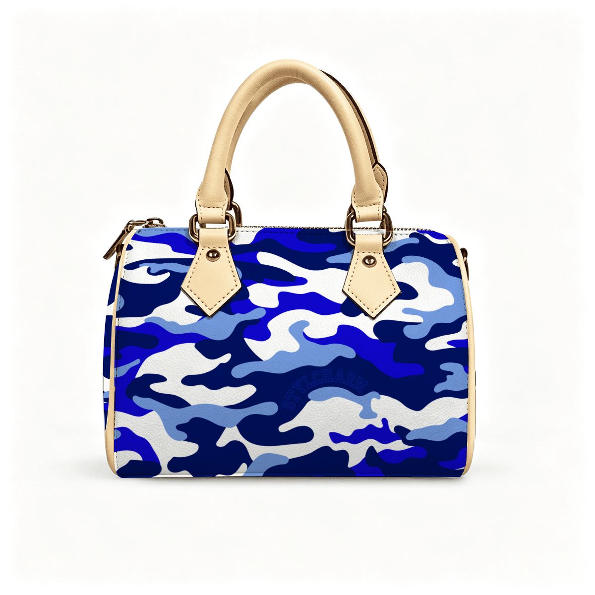 Sisterhood| Blue & White Camo Bag
