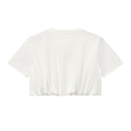 Serve White Crop Top