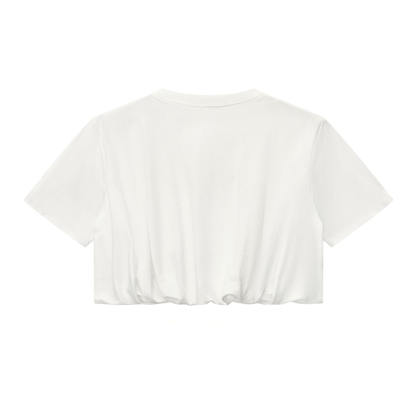 Serve White Crop Top