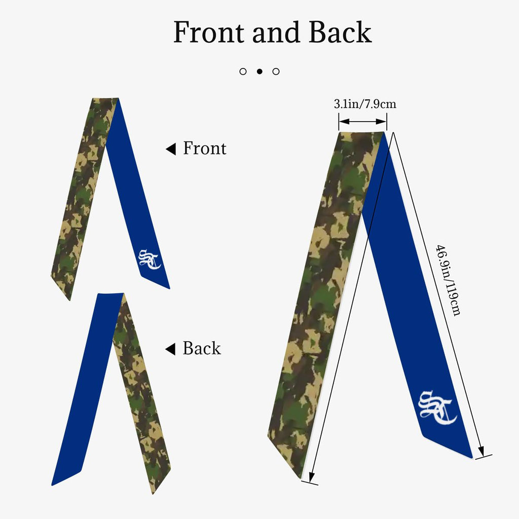HomeTeam Camo Satin Handbag Scarf