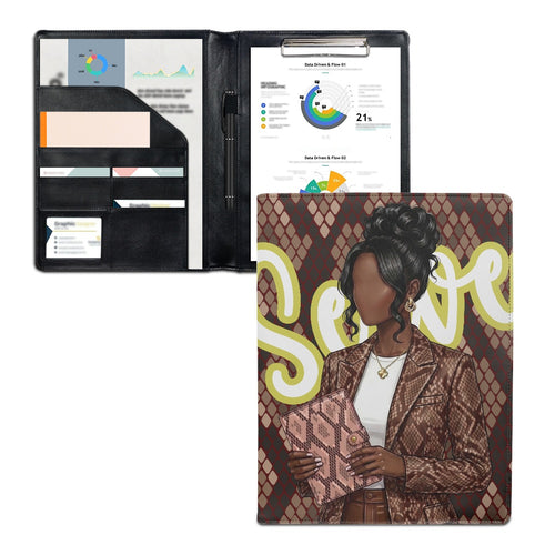 1 Peter 4:10-11 Brown Padfolio