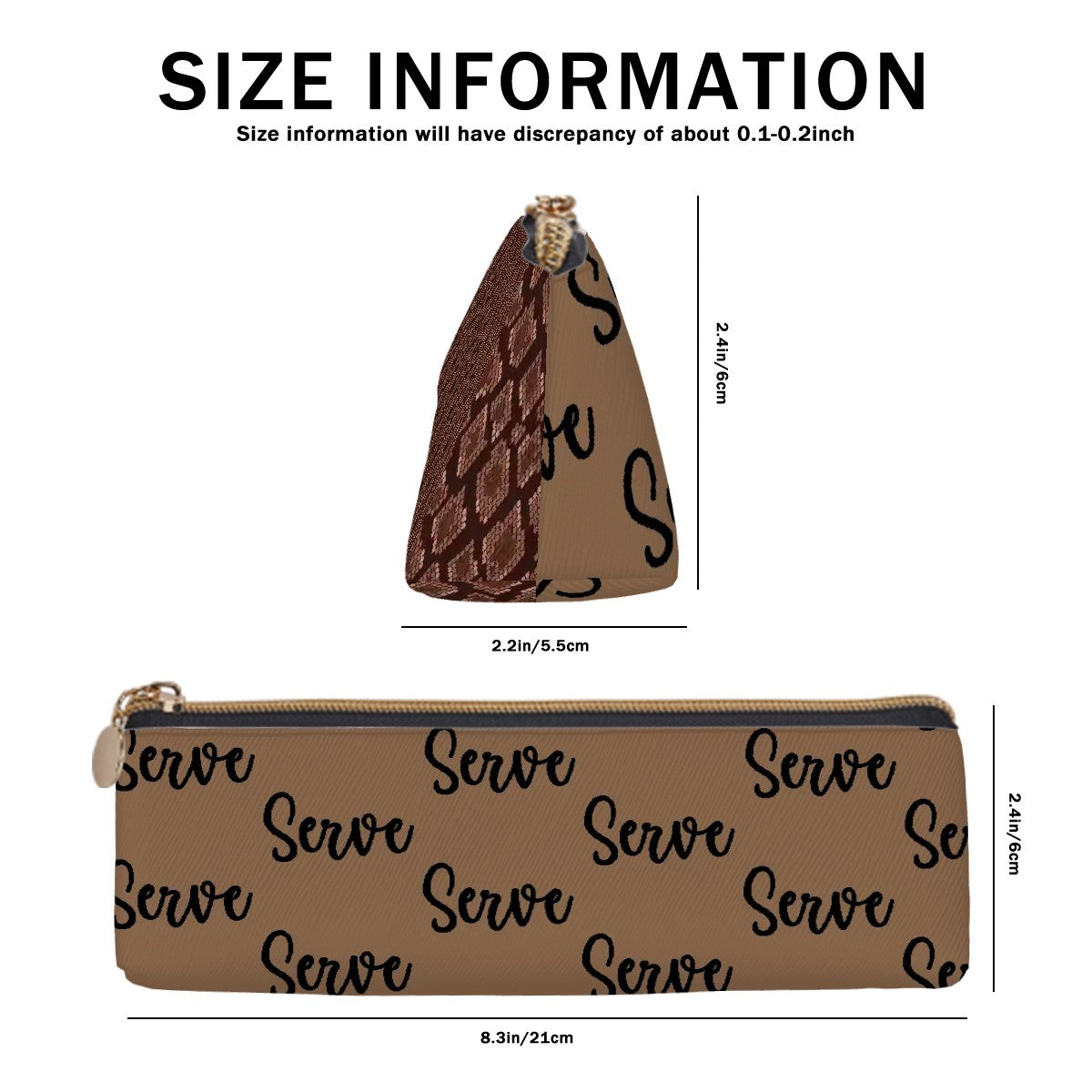 Serve OG Pencil Case Brown