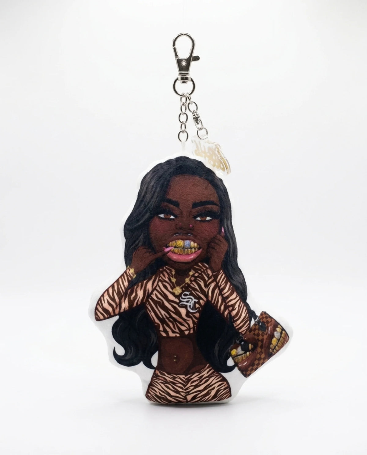 Express Yourself Puffer Keychain- Nubian